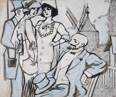 Alle corse di Longchamps da Juan Gris